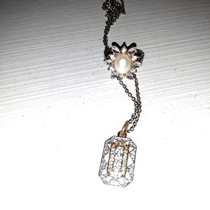 Yellow &White Gold Necklace/Ring Set